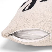 Load image into Gallery viewer, Smile Message Cushion Cover – Textured Chenille Accent Pillow Cover