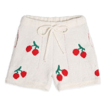 Load image into Gallery viewer, Cherry Pattern Plush Lounge Shorts