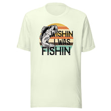 Load image into Gallery viewer, Wishin' I Was Fishin' Unisex t-shirt